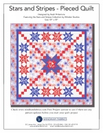 Stars and Stripes Pieced Quilt by Heidi Pridemore
